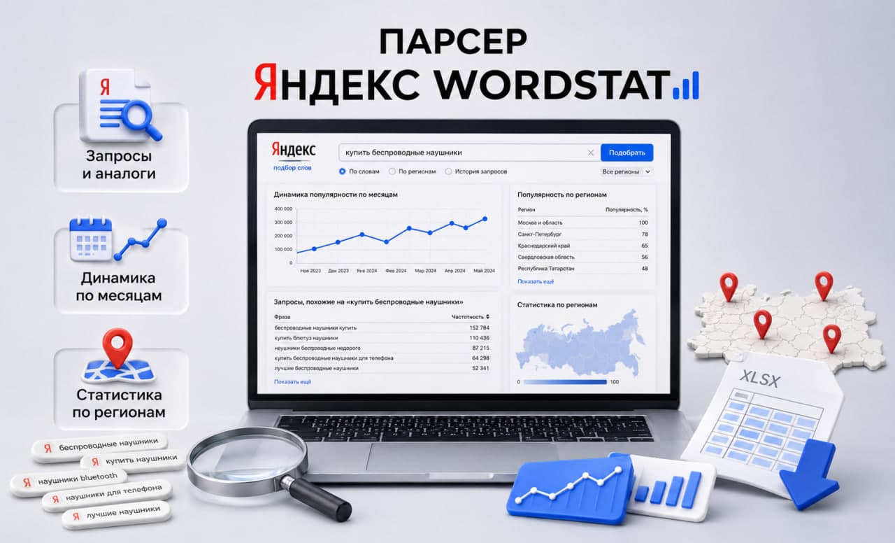 Парсер Wordstat.yandex.ru