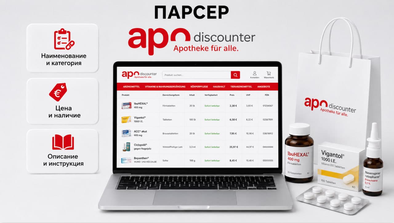 Парсер apodiscounter.de